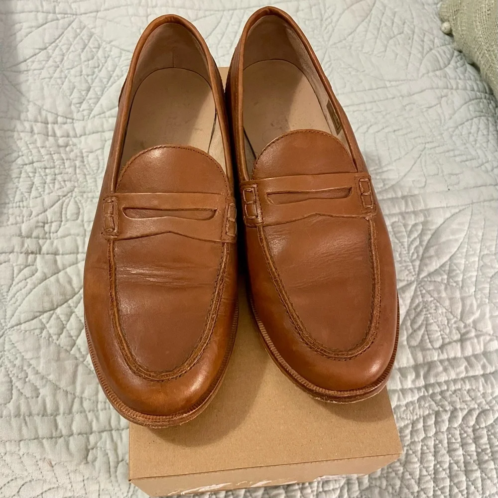 J. Crew Women’s Leather Penny Loafers - Picture 2 of 9